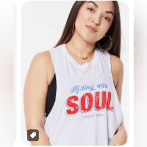 Soul Cycle Swing White Tank, Size Large, NWT